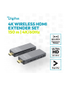 digitus Przedłużacz / Extender HDMI bezprzewodowy do 100/150m | UHD 4K@60Hz | Audio (Zestaw) - nr 20