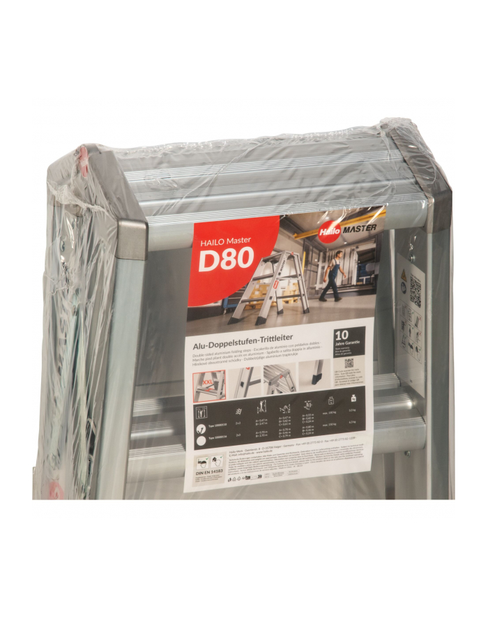 Hailo Master D80 2 x 2 Step Double-Sided Folding główny