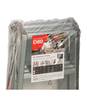 Hailo Master D80 2 x 3 Steps Double-Sided Folding