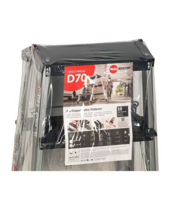Hailo Master D70 2-3 Steps Double-Sided Folding Ladder