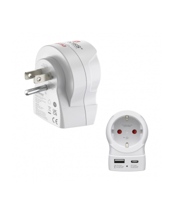 Hama Reiseadapter,  EU to US , USB-C (PD), 20 W nr 2