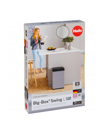 Hailo Big-Box Swing L stainless steel nr 1