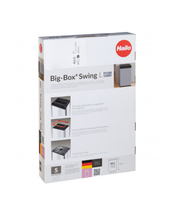 Hailo Big-Box Swing L stainless steel nr 2