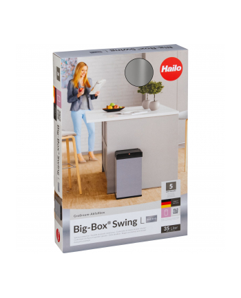 Hailo Big-Box Swing L silver nr 1