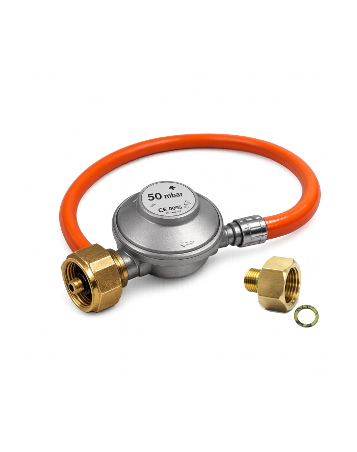 Alfa Forni Gas Anschluss-Set 50mBar 1,5kg/h, 80 cm Schlauch główny