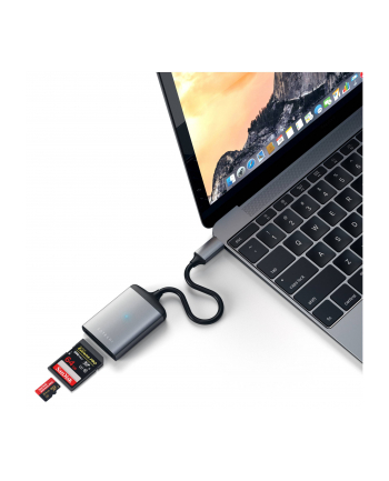 Satechi Aluminum Type-C UHS-II Micro/SD Card Reader space grey nr 1