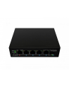 lanberg Przełącznik Light ILFE-4P-1GE-1S-90 Light Industrial POE 1XBT 3AXT  SFP + ETH DIN FAST Ethernet - nr 1