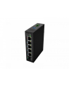 lanberg Przełącznik Light ILFE-4P-1GE-1S-90 Light Industrial POE 1XBT 3AXT  SFP + ETH DIN FAST Ethernet - nr 8