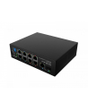 lanberg Przełącznik Light ILFE-8P-1GE-1S-120 Light Industrial POE 4XBT 4XAT  SFP+ ETH DIN FAST Ethernet - nr 2