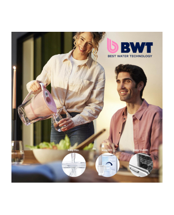 Dzbanek filtrujący Bwt Aqualizer Home 2,7l Różowy nr 1