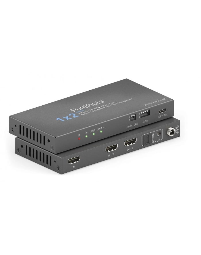 PureLink PureTools PT-SP-HD12-48G rozdzielacz 1x2 HDMI 2.1 EDID 8K/HDR 48Gbps główny