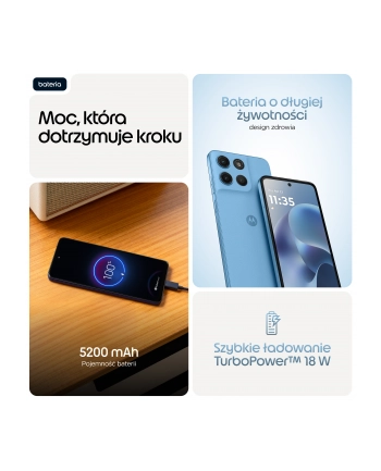 Motorola moto g17 PANTONE alaskan blue
