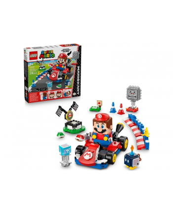 LEGO Super Mario 72043 - Mario Kart: Interaktywna figurka LEGO Mario i Standard Kart