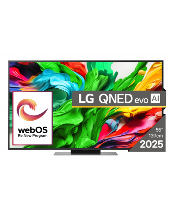 Telewizor LG 55QNED86A3A QNED 55'' 4K Ultra HD 120Hz WebOS Dolby Digital DVB-T2 Czarny