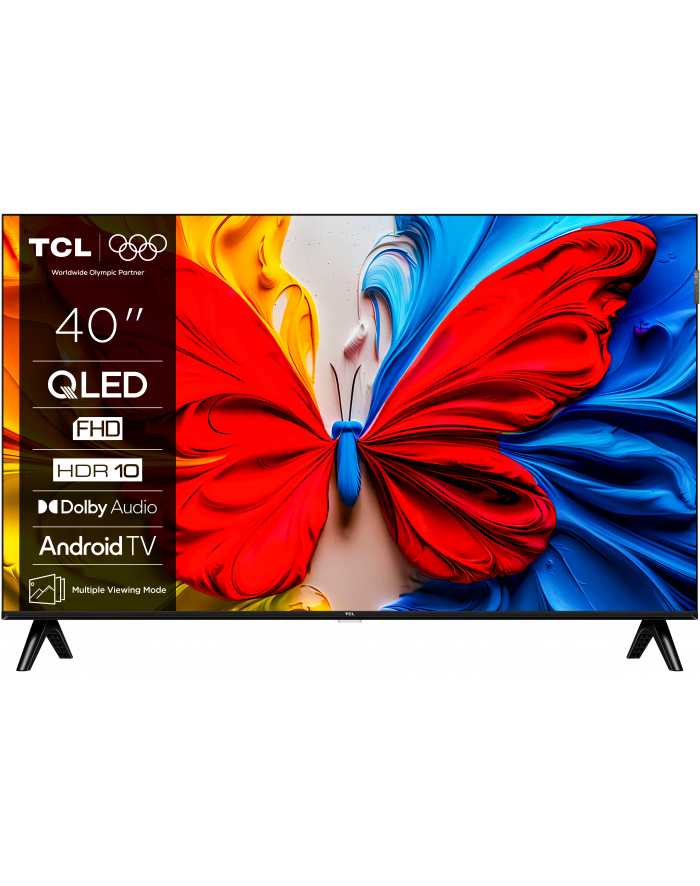 Telewizor TCL 40S5K QLED 40'' Full HD Android TV Dolby Digital Plus DVB-T2 Czarny główny