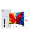 Telewizor TCL 40S5K QLED 40'' Full HD Android TV Dolby Digital Plus DVB-T2 Czarny - nr 4