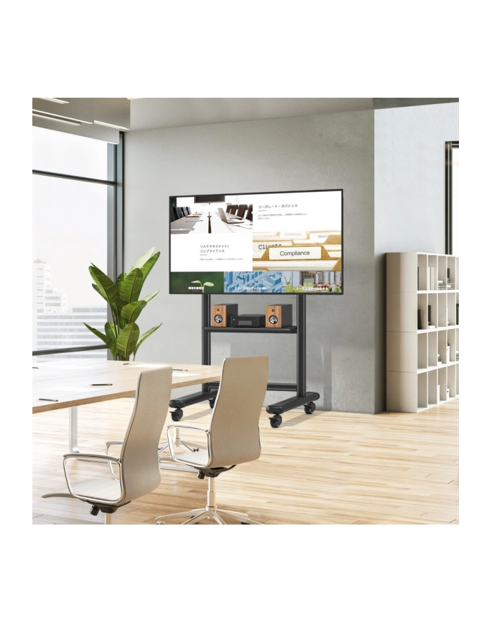Techly Stojak Mobilny Tv 60-86” Do 68Kg Regulowany Półka Av (TLY_620904) główny