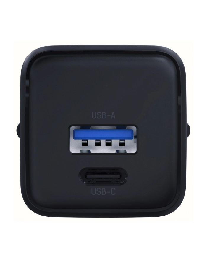 3mk Ładowarka sieciowa Hyper GaN 20W 1xUSB-A 1xUSB-C PD QC4+ czarna główny