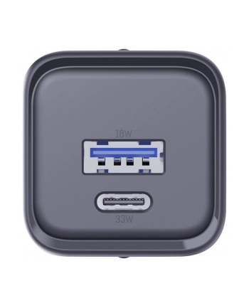 3mk Ładowarka sieciowa Hyper Charger PD 33W GaN QC4+ PPS AFC FCP SCP USB-A USB-C czarna