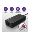 qoltec Ładowarka do akumulatora AGM GEL STD | Prostownik 12V | 2A | 24W | LED | Kabel 1.8m - nr 3
