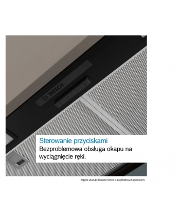 bosch Okap zintegrowany DBB85CC60  Serie 4 80 czarny czyste szkło nr 2