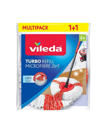 vileda Wkład do mopa obczerwonyowego TURBO 2w1 2 sztuki nr 1