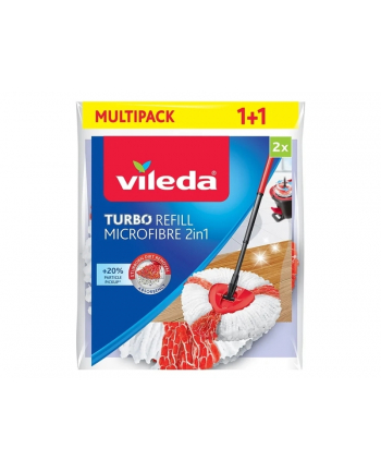 vileda Wkład do mopa obczerwonyowego TURBO 2w1 2 sztuki