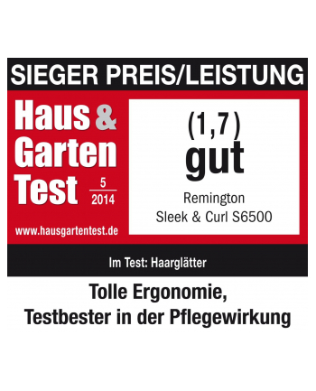 remington Prostownica do włosów Sleek'curl                    S6500 nr 1