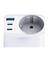 3mk Adapter sieciowy Hyper Charger 30W 1xUSB-A 2xUSB-C 1x Schuko PD  QC 3.0 białt - nr 10