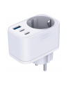 3mk Adapter sieciowy Hyper Charger 30W 1xUSB-A 2xUSB-C 1x Schuko PD  QC 3.0 białt - nr 4