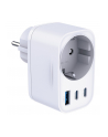 3mk Adapter sieciowy Hyper Charger 30W 1xUSB-A 2xUSB-C 1x Schuko PD  QC 3.0 białt - nr 7