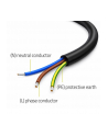 qoltec Kabel zasilający SCHUKO CEE 7/7 (E/F) | miedź Cu | odizolowany lutowany | 3x1.0mm2 | 1.8m - nr 5