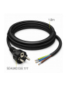 qoltec Kabel zasilający SCHUKO CEE 7/7 (E/F) | miedź Cu | odizolowany lutowany | 3x1.5mm2 | 1.8m - nr 3