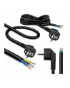 qoltec Kabel zasilający | wtyczka kątowa SCHUKO CEE 7/7 (E/F) | miedź Cu odizolowany lutowany | 3x1.5mm2 | 3m - nr 6