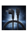 qoltec Kabel zasilający | wtyczka kątowa SCHUKO CEE 7/7 (E/F) | IEC C13 | 3x0.5mm2 | czysta miedź | 1.5m - nr 4