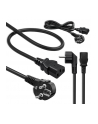 qoltec Kabel zasilający | wtyczka kątowa SCHUKO CEE 7/7 (E/F) | IEC C13 | 3x0.5mm2 | czysta miedź | 1.5m - nr 6