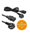 qoltec Kabel zasilający | wtyczka kątowa SCHUKO CEE 7/7 (E/F) | IEC C13 | 3x0.75mm2 | czysta miedź Cu | 1.8m - nr 6