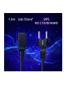 qoltec Kabel zasilający SCHUKO CEE 7/7 (E/F) | IEC C13 | 3x0.75mm2 | Czysta miedź Cu | 1.5m - nr 2