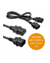 qoltec Kabel zasilający IEC C13 | C14 | 3x0.75mm2 | Czysta miedź Cu | 2m - nr 4