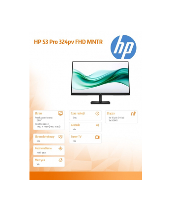 hp inc. Monitor S3 Pro 324pv FHD       9U5C1AA#ABB