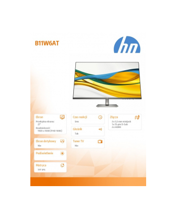 hp inc. Monitor S5 527da 27 FHD MNTR B11W6AT#ABB