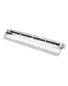 Digitus Modular Galvanized Patch Panel, shielded, 24-port blank, 1U, Rack Mount, transp. label field, Silver - nr 16