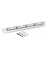 Digitus Modular Galvanized Patch Panel, shielded, 24-port blank, 1U, Rack Mount, transp. label field, Silver - nr 7