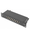 Digitus Panel krosowy Cat 6A ekranowany czarny 8 portów - nr 5