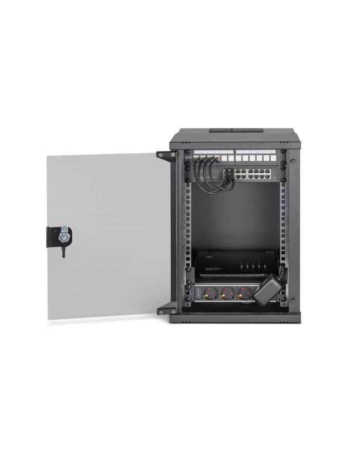 Digitus Pakiet sieciowy 10'' szafa 9U i sprzęt wersja bl SOHO Pro bez montażu (DN49103SET) główny