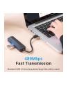 Vention Hub 3x Usb + Lan 100Mbit + Zasilanie 0,15m (CHPBB) - nr 10