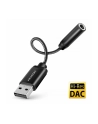 axagon ADA-HA Zewnętrzna karta dźwiękowa USB-A 32bit DAC, 384kHz, 3.5mm (F) złącze - nr 1