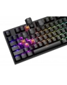 Genesis Thor 404 czarna RGB Outemu Peach Silent klawiatura mechaniczna | Qwerty | USB | 11 klawiszy multimedialnych | Outemu Peach Silent | Hot-Swap - nr 8