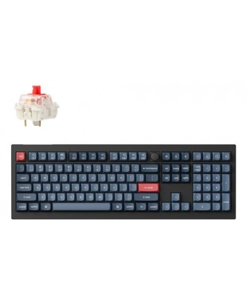Keychron V6 MAX Full Size Red Switch Black
