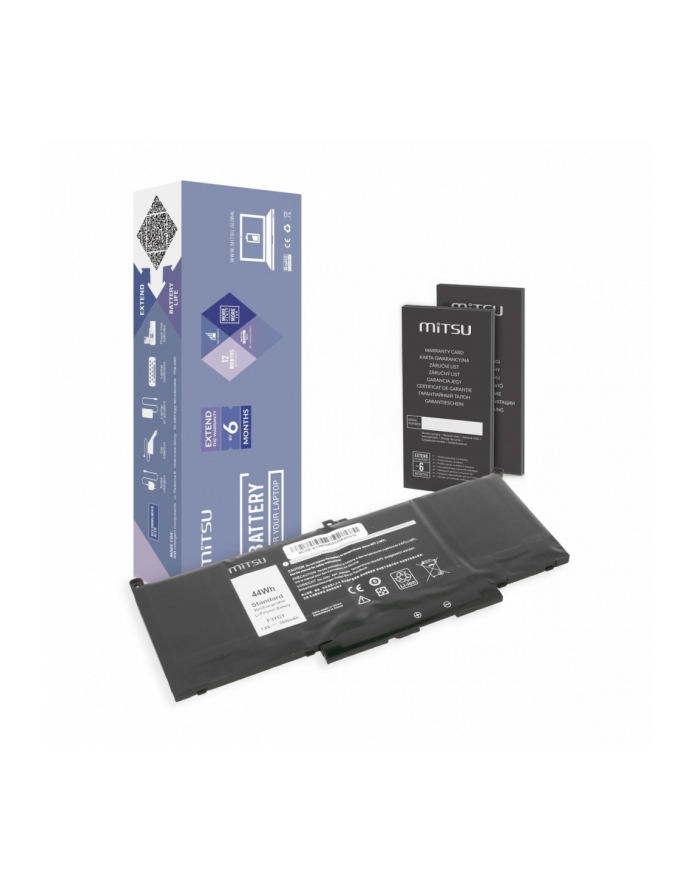 mitsu Bateria do Dell Latitude 7390, 7490 5800 mAh (44 Wh) 7.6 - 7.4 główny